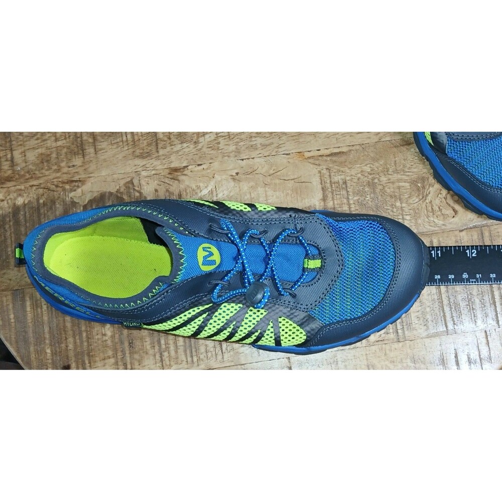 Merrell ML-BOYS HYDRORUN 2.0 Water Trail Shoes Blue Neon Yellow Size US 6M EU 37 - Picture 10 of 16